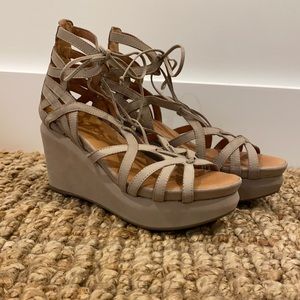 Gentle Souls Lace Up Heels